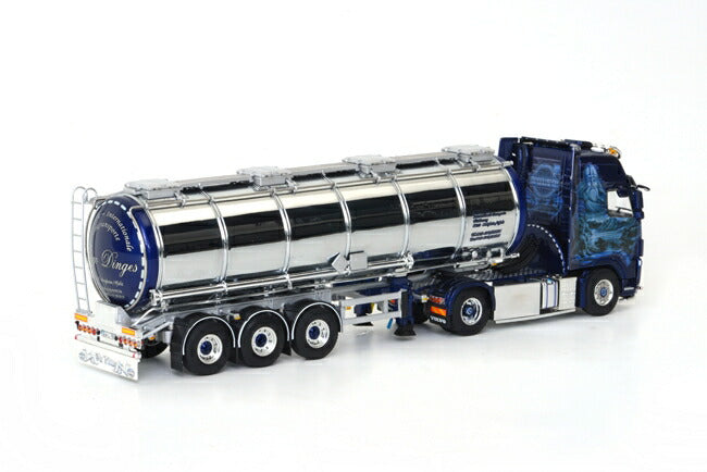 ギャラリービューアに画像をロードする, Ingo Dinges VOLVOボルボ FH3 Globetrotter XL Tanker Liquid 3軸 トラック /WSI 1/50 模型ミニカー
