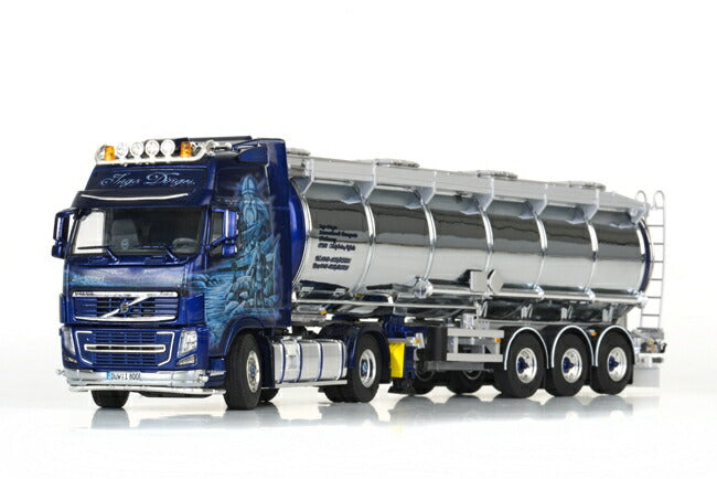 ギャラリービューアに画像をロードする, Ingo Dinges VOLVOボルボ FH3 Globetrotter XL Tanker Liquid 3軸 トラック /WSI 1/50 模型ミニカー