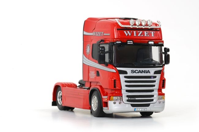 ギャラリービューアに画像をロードする, Wizet Transport SCANIAスカニア R Topline バルクトレーラー Kipper 3軸 /WSI 1/50 模型ミニカー