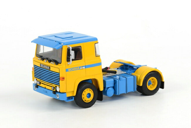 ギャラリービューアに画像をロードする, スカニア 141 Scania111/141 トラクタヘッド トラック イエロー /WSI 1/50 模型