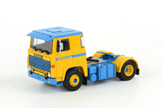 スカニア 141 Scania111/141 トラクタヘッド トラック イエロー /WSI 1/50 模型