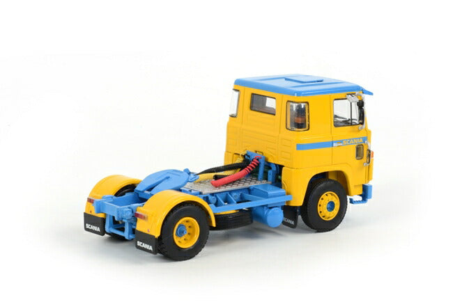 ギャラリービューアに画像をロードする, スカニア 141 Scania111/141 トラクタヘッド トラック イエロー /WSI 1/50 模型