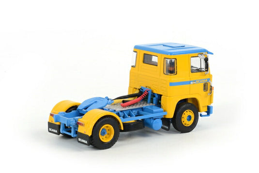 スカニア 141 Scania111/141 トラクタヘッド トラック イエロー /WSI 1/50 模型