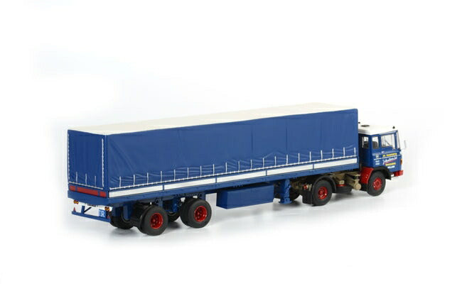 ギャラリービューアに画像をロードする, Van Appeldoorn DAF 2600 Classic カーテンサイドトレーラー /WSI 1/50 模型