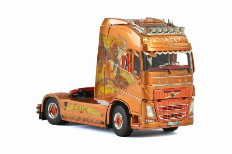 ギャラリービューアに画像をロードする, Coacci Volvo FH4 Globetrotter XLトラクタ 建設機械模型 工事車両 WSI 1/50 ミニチュア