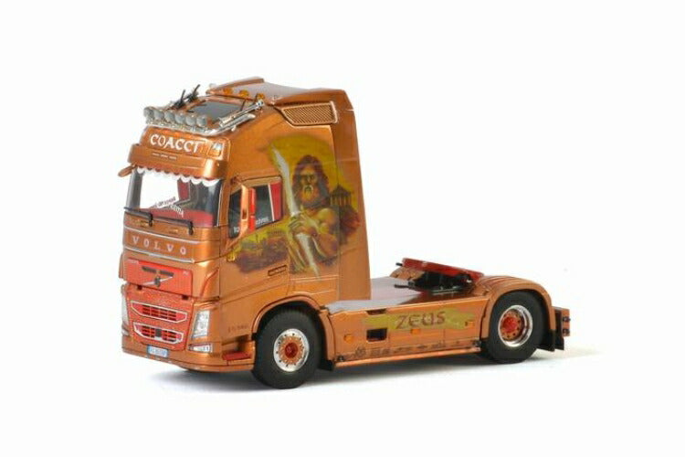 ギャラリービューアに画像をロードする, Coacci Volvo FH4 Globetrotter XLトラクタ 建設機械模型 工事車両 WSI 1/50 ミニチュア