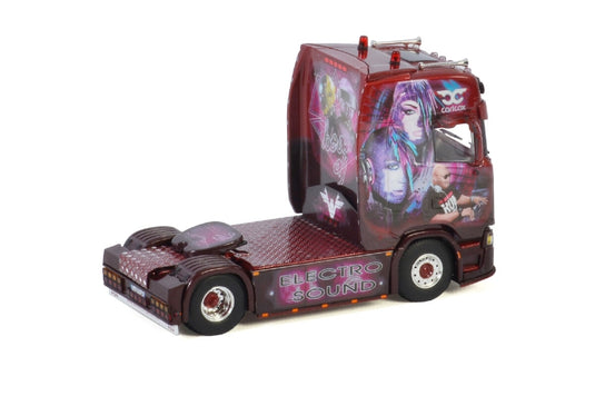 Transport Beau (Electro Sound) SCANIA S HIGHLINE  CS20H 4X2トラック トラクタヘッド /WSI  建設機械模型 工事車両 1/50 ミニチュア