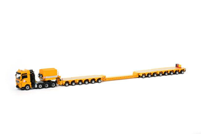 ギャラリービューアに画像をロードする, Max Bogl MAN TGX XXL Scheuerle Intercombi トラック トレーラー/WSI 1/50 建設機械模型