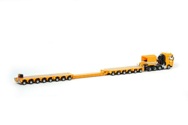 ギャラリービューアに画像をロードする, Max Bogl MAN TGX XXL Scheuerle Intercombi トラック トレーラー/WSI 1/50 建設機械模型