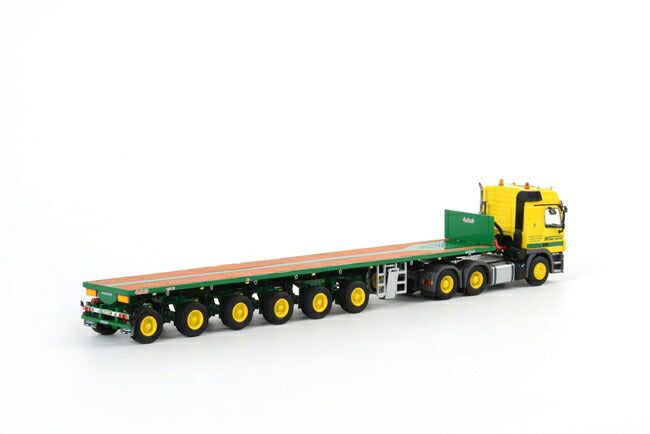 ギャラリービューアに画像をロードする, HKV MERCEDES Actrosメルセデスアクトロス バラストトレーラー6軸 トラック/WSI 1/50 建設機械模型