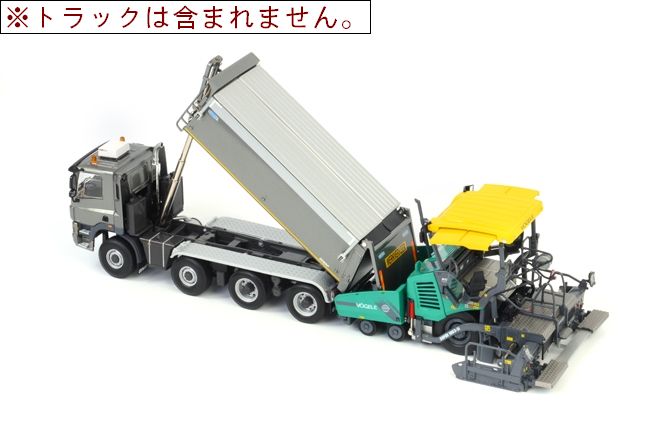 ギャラリービューアに画像をロードする, Vogeleフェーゲル Super 1803-3 アスファルトペーバ 舗装車/WSI 1/50 建設機械模型