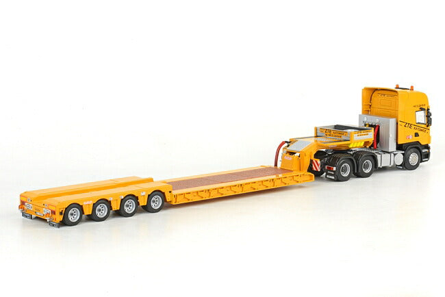 ギャラリービューアに画像をロードする, ZTE Katowice SCANIAスカニア R Topline ノーテブーム 底床4軸 トレーラー /WSI 1/50 ダイキャスト 建設機械模型