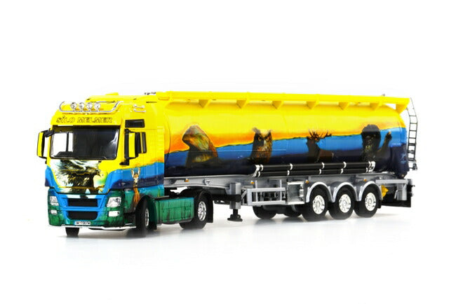 ギャラリービューアに画像をロードする, Melmer ''Bergzoo'' MAN TGX XXL Bulk Trailer Kipper 3軸 /WSI 1/50 ダイキャスト 建設機械模型