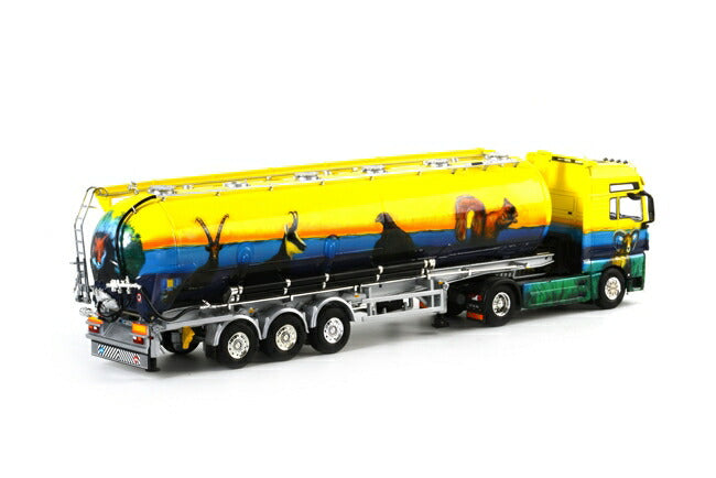 ギャラリービューアに画像をロードする, Melmer ''Bergzoo'' MAN TGX XXL Bulk Trailer Kipper 3軸 /WSI 1/50 ダイキャスト 建設機械模型