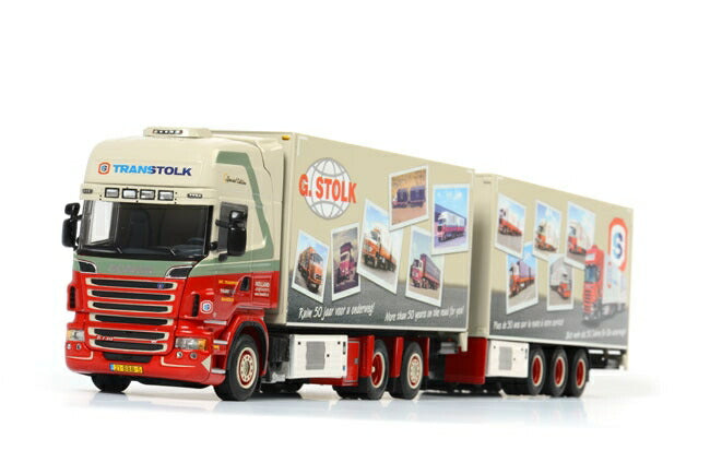 ギャラリービューアに画像をロードする, Transtolk SCANIAスカニア R Topline Combi /WSI 1/50 ダイキャスト 建設機械模型 トレーラー