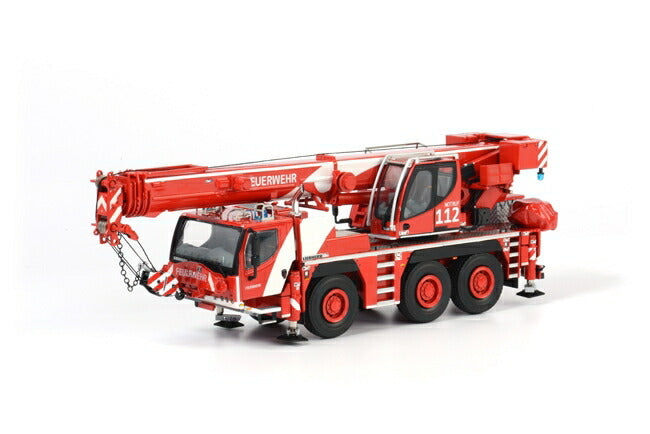ギャラリービューアに画像をロードする, Feuerwehr Berlin Liebherrリープヘル LTM 1050 -3.1 モバイルクレーン /WSI 1/50 ダイキャスト 建設機械模型