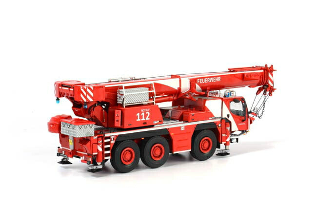 ギャラリービューアに画像をロードする, Feuerwehr Berlin Liebherrリープヘル LTM 1050 -3.1 モバイルクレーン /WSI 1/50 ダイキャスト 建設機械模型