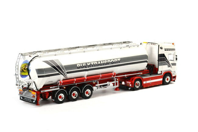 ギャラリービューアに画像をロードする, Maru Transport SCANIAスカニア R Topline バルクトレーラー Kipper 3軸 トラック /WSI 建設機械模型 1/50