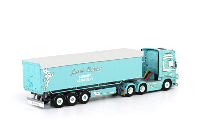 ギャラリービューアに画像をロードする, Jakob Pedersen SCANIAスカニア R Topline Tip Trailer Volume 3軸 トラック /WSI 建設機械模型 1/50