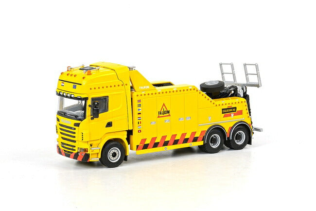 ギャラリービューアに画像をロードする, SCANIAスカニア R Topline Falkom トラック レッカー /WSI 建設機械模型 1/50
