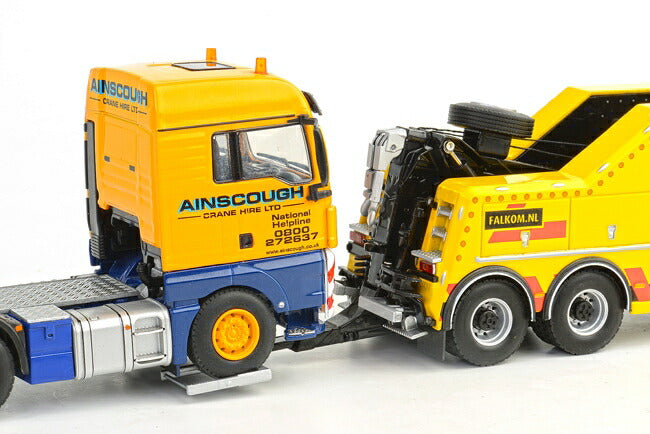 ギャラリービューアに画像をロードする, SCANIAスカニア R Topline Falkom トラック レッカー /WSI 建設機械模型 1/50