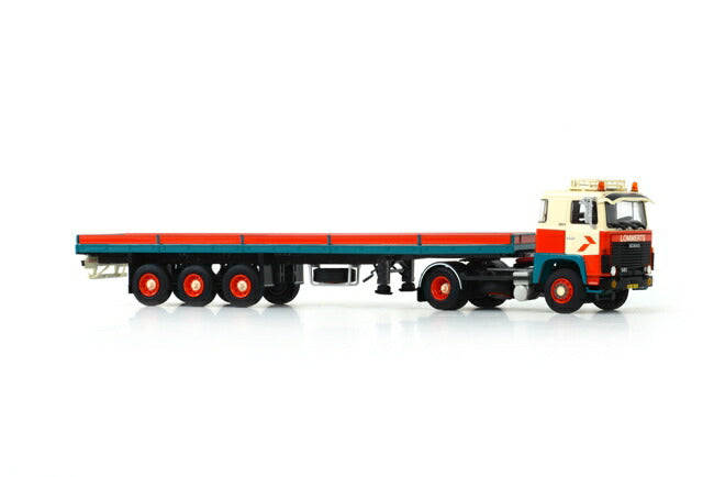 ギャラリービューアに画像をロードする, Lommerts SCANIAスカニア 111/141 クラシック カーテンサイダートレーラー /WSI 1/50 建設機械模型