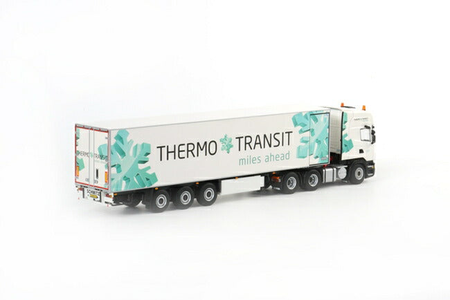 ギャラリービューアに画像をロードする, Thermo Transit SCANIAスカニア R Topline リーファートレーラーThermoking 3軸 トラック /WSI 1/50 建設機械模型