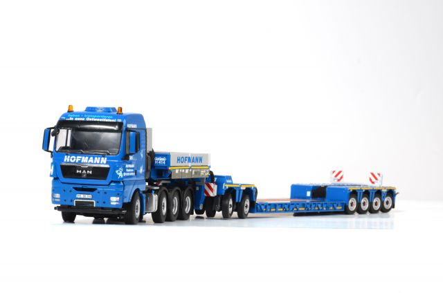 ギャラリービューアに画像をロードする, HOFMANN 4-AXLE EURO-PX WITH 2-AXLE ICP + MAN TGX XLX 8X4 トレーラー トラック /WSI 1/50 建設機械模型