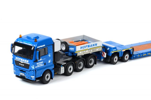 ギャラリービューアに画像をロードする, HOFMANN 4-AXLE EURO-PX WITH 2-AXLE ICP + MAN TGX XLX 8X4 トレーラー トラック /WSI 1/50 建設機械模型