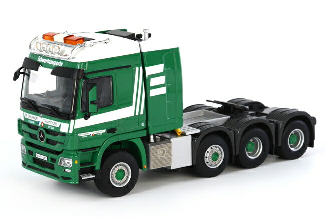 ギャラリービューアに画像をロードする, Brunner メルセデスベンツアクトロス MP3 L + Scaniaスカニア R ighline + Volvoボルボ FH3 GL Nooteboomノーテブーム 5軸 Euro-PX + 2軸 ICP トラック トレーラー/WSI 建設機械模型 1/50