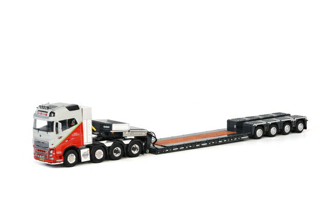 ギャラリービューアに画像をロードする, Jelle Bijlsma ボルボFH4 Globetrotter ノーテブーム 4軸 EURO-PX トラック トレーラー /WSI 1/50 建設機械模型 ミニカー