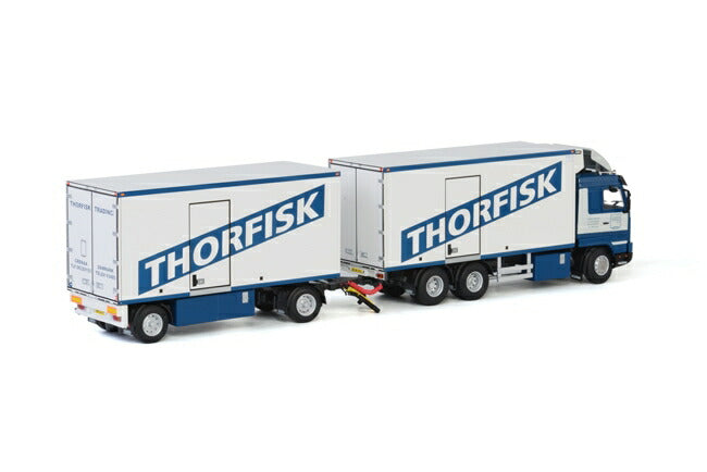 ギャラリービューアに画像をロードする, Thorfisk SCANIAスカニア R113/R143 Combi トラック トレーラー /WSI 1/50 建設機械模型 ミニカー