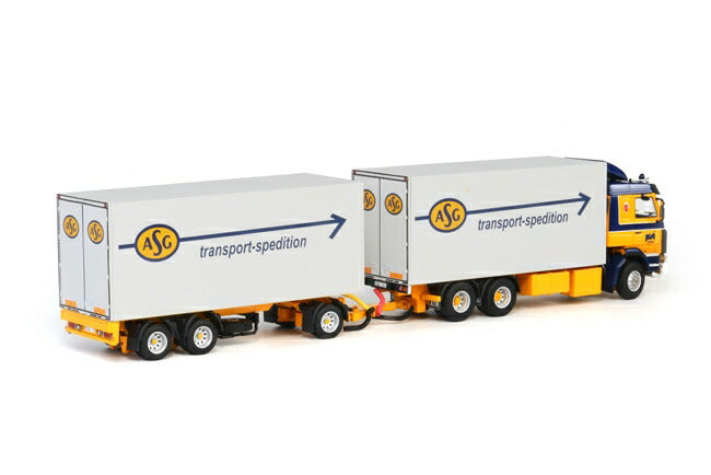 ギャラリービューアに画像をロードする, KA Klippan / ASG SCANIAスカニア R113/R143 Combi トラック/WSI 1/50 建設機械模型 ミニカー