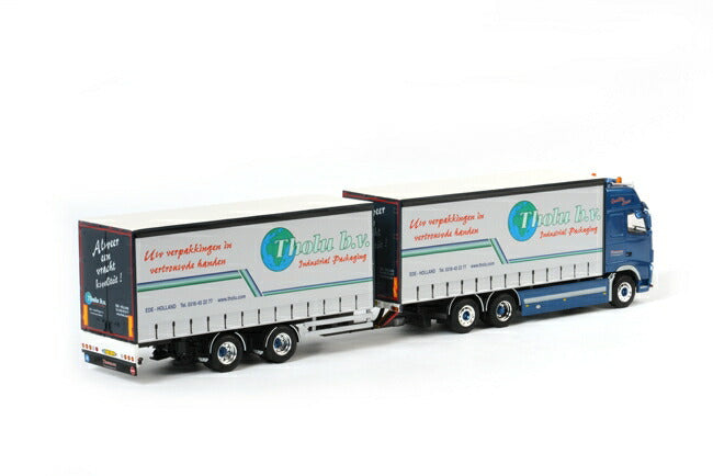 ギャラリービューアに画像をロードする, Tholu VOLVO FH3 Globetrotter XL Combiトラック /WSI 1/50 建設機械模型 ミニカー