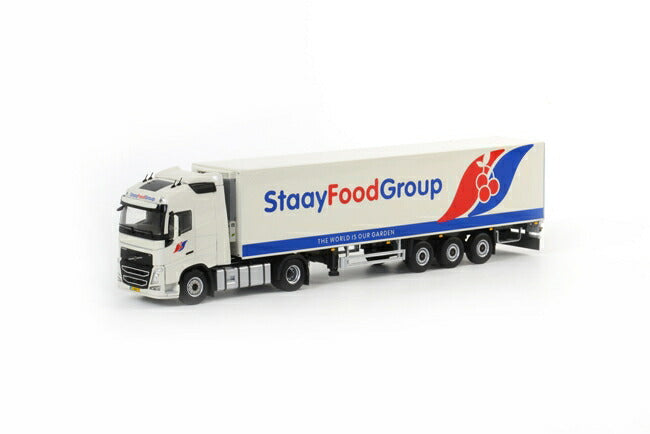 ギャラリービューアに画像をロードする, Van der Staay Food Group Volvo FH4 GL XL リーファートレーラー Thermoking 3軸 トラック/WSI 1/50 建設機械模型 ミニカー