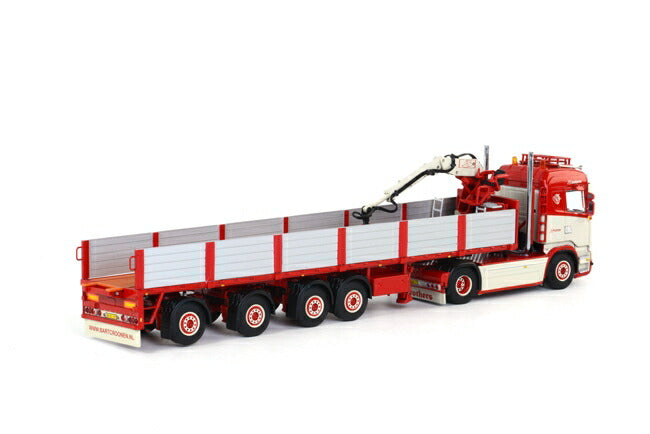 ギャラリービューアに画像をロードする, B.Croonen Scaniaスカニア R Streamline Highline ブリックトレーラー4軸 トラック/WSI 1/50 建設機械模型 ミニカー