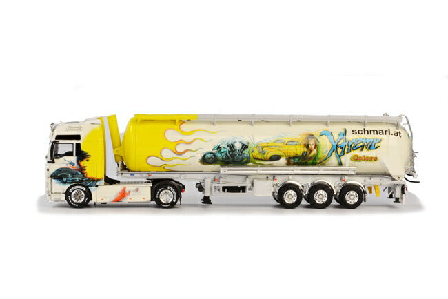 ギャラリービューアに画像をロードする, Melmer MAN TGA XXL Tanker Powder Kipper 3軸 トラック/WSI 1/50 建設機械模型 ミニカー