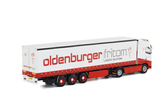 ギャラリービューアに画像をロードする, Oldenburger l Fritom Volvo FH4 GL XL カーテンサイダートレーラー 3軸 トラック/WSI 1/50 建設機械模型 ミニカー