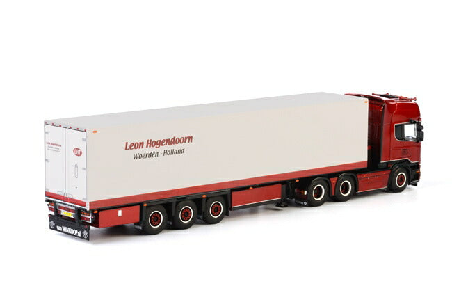 ギャラリービューアに画像をロードする, Leon Hogendoorn SCANIAスカニア R Streamline Topline リーファートレーラーThermoking 3軸 トラック/WSI 1/50 建設機械模型 ミニカー