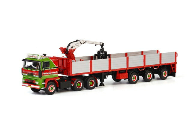 ギャラリービューアに画像をロードする, Fonteijn DAF 3300 ブリックトレーラー3軸 トラック/WSI 1/50 建設機械模型 ミニカー