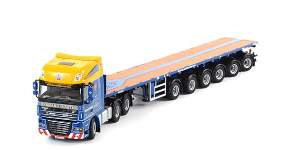 ギャラリービューアに画像をロードする, 【予約】2015年4-6月以降発売予定BERNARD HUNTER 6軸 BALLASTTRAILER ITH DAF 6X4 トラック /WSI 1/50 建設機械模型 ミニカー