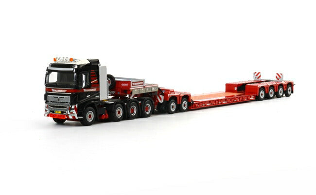 ギャラリービューアに画像をロードする, Mammoetマムート Volvo FH4 Globetrotter ノーテブーム 4軸 EURO-PX + 2軸 ICP トラック トレーラー /WSI 1/50 建設機械模型 ミニカー