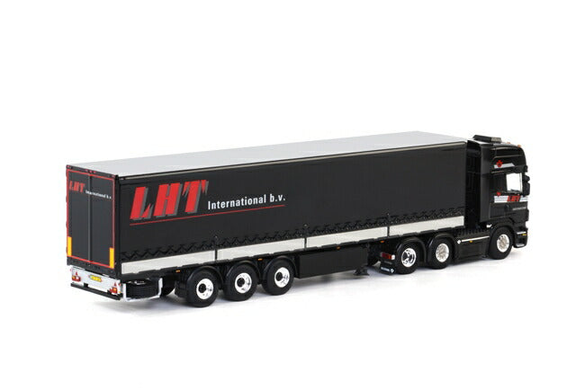 ギャラリービューアに画像をロードする, L.H.T. SCANIAスカニア R Topline カーテンサイダートレーラー 3軸/WSI 1/50 建設機械模型 ミニカー