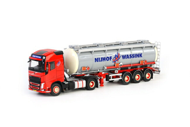 ギャラリービューアに画像をロードする, Nijhof Wassink Volvoボルボ FH4 Globetrotter Tanker Liquid 3軸トラック/WSI 1/50 建設機械模型 ミニカー