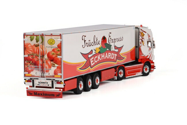 ギャラリービューアに画像をロードする, Eckhardt SCANIAスカニア R Topline リーファートレーラー Thermoking 3軸トラック/WSI 1/50 建設機械模型 ミニカー
