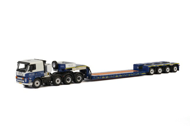ギャラリービューアに画像をロードする, Van 't Hek Volvo FM3 Sleeper Cab ノーテブームNooteboom 4軸 EURO-PX トラック トレーラー/WSI 1/50 建設機械模型 ミニカー