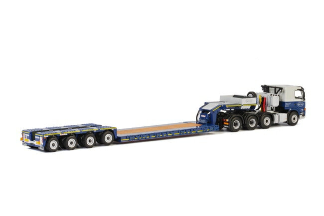 ギャラリービューアに画像をロードする, Van 't Hek Volvo FM3 Sleeper Cab ノーテブームNooteboom 4軸 EURO-PX トラック トレーラー/WSI 1/50 建設機械模型 ミニカー