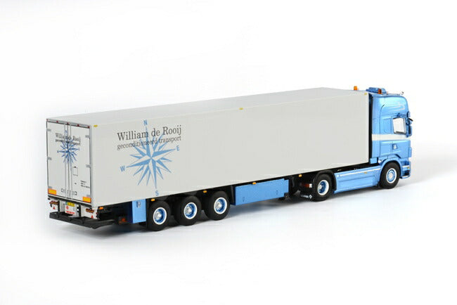ギャラリービューアに画像をロードする, William de Rooij SCANIAスカニア R Topline リーファートレーラー Thermoking 3軸トラック/WSI 1/50 建設機械模型 ミニカー