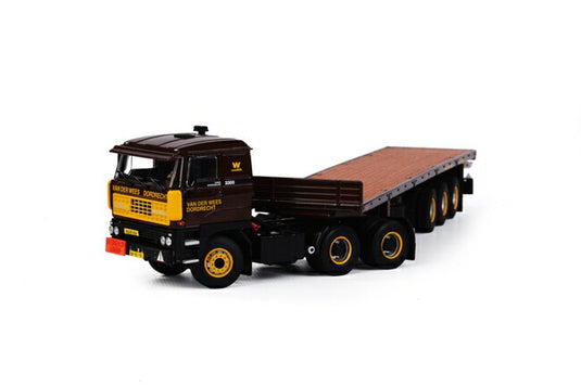 Van der Wees DAF 3600 Classic flatbed trailer トラック/WSI 1/50 建設機械模型 ミニカー