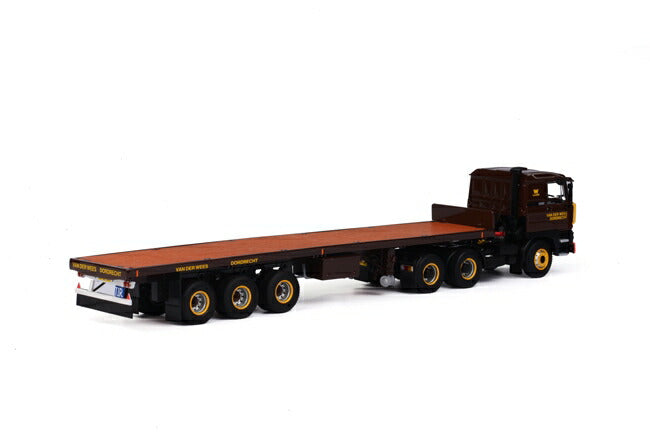 ギャラリービューアに画像をロードする, Van der Wees DAF 3600 Classic flatbed trailer トラック/WSI 1/50 建設機械模型 ミニカー